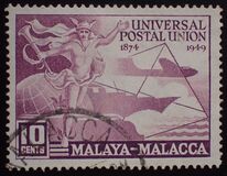 [The 75th Anniversary of Universal Postal Union, प्रकार D]