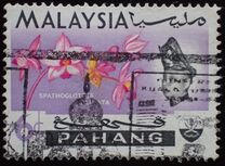 [Sultan Abu Bakar & Orchids, type AE]