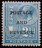 [King George V and Coat of Arms Stamps of 1926-1927 Overprinted "POSTAGE AND REVENUE", type X26]