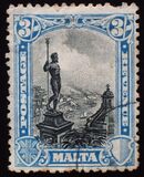 [Re Ġorġ V u arma ta' Malta u Sett Definittiv - iskritti POSTAGE & REVENUE, Tip AC1]