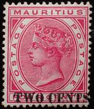 [Surcharged "TWO CENTS", type AE]