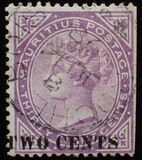 [Surcharged "TWO CENTS", type AE2]
