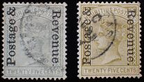 [Overprinted "Postage & Revenue.", type AO3]