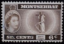 [Queen Elizabeth II, Local Motifs - Inscription "MAP OF THE COLONY", type AO1]