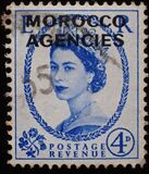 [Great Britain Postage Stamps Overprinted "MOROCCO AGENCIES", type S5]