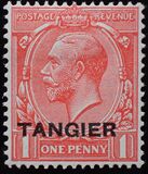 [King George V - Great Britain Postage Stamps Overprinted "TANGIER", type A1]