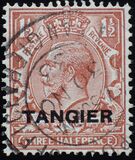[King George V - Great Britain Postage Stamps Overprinted "TANGIER", type A2]