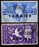 [Great Britain Postage Stamps Overprinted "TANGIER", Tip I]