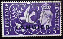 [Great Britain Postage Stamps Overprinted "TANGIER", Tip I]