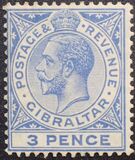 [King George V - Different Watermark, jenis J13]