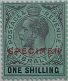 [King George V - Different Watermark, jenis J15]