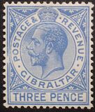 [King George V - Different Watermark, jenis J12]