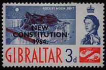 [Overprinted "NEW CONSTITUTION 1964", ประเภท BN]
