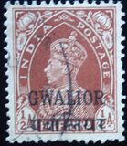[King George VI, 1895-1952 - India Postage Stamps Overprinted, type G1]