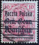 [General Gouvernement Warschau - 3¼ mm Between 2nd and 3rd Bars, тип F2]