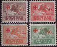 [Red Cross - No 97-100 Overprinted, Typ AO]