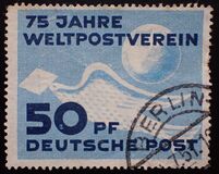 [The 75th Anniversary of the Universal Postal Union, loại A]