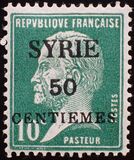 [Louis Pasteur Issue Surcharged & Overprinted "SYRIE", type S]