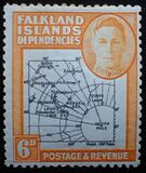 [King George VI - Map of Falkland Islands, סוג A11]
