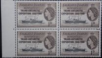 [Previously Issued Stamps Overprinted "TRANS - ANTARCTIC - EXPEDITION 1955-1958", 類型 X]