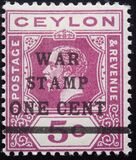 [No. 196 & 182-184 Overprinted "WAR STAMP", Tipo AV]