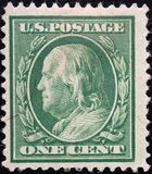 [Benjamin Franklin & George Washington - Different Watermark, type DV5]