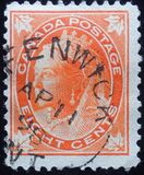 [Queen Victoria - Maple Leaf in Corners, Tip P6]