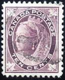 [Queen Victoria - Maple Leaf in Corners, Tip P7]