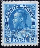 [King George V in Admiral Uniform - New Colors and Values, type AD14]