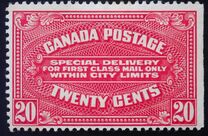 [Special Delivery, as No. 147 but Inscription "CENTS", type BY]