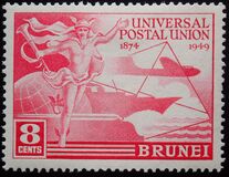 [The 25th Anniversary of the Universal Postal Union, type H]