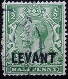 [Great Britain Postage Stamps Overprinted "LEVANT", type N]