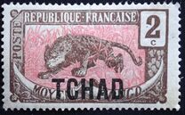 [Middle Congo Types Overprinted "TCHAD", type A1]
