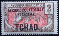 [No. 1-18 Overprinted "AFRIQUE EQUATORIALE FRANCAISE", type D1]