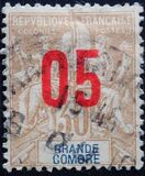 [Grande Comoro Postage Stamps Surcharged - See Also No. 115-124, Tip O5]