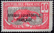 [Not Issued Stamps Overprinted, típus I]