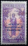 [Issues of 1907-1922 Overprinted "AFRIQUE EQUATORIALE FRANCAISE", tegund F11]