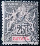 [Inscription - "GUYANE" - Colored Paper, type F7]
