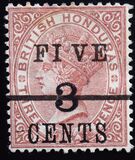 [No.22 & 27 Surcharged, type H]