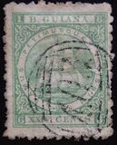 [Sailing Ship "Sandbach" - Inscription "B.GUIANA", type H4]