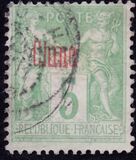[French Postage Stamps Overprinted "Chine", type A2]