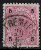 [Emperor Franz Josef I, 1830-1916 - Granite Paper. Numerals in Black, type N3]