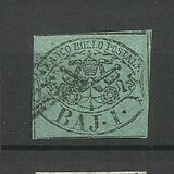 [Coat of Arms - Black Print on Colored Paper, type B]