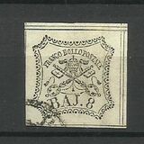 [Coat of Arms- Black Print on Colored Paper, type I]