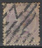 [Queen Victoria - Inscription "NEW ZEALAND POSTAGE" , Bluish paper, New Watermark, type C1]