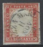 [King Victor Emmanuel II - This Issue Vary Greatly in Colour, Typ D12]