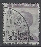 [Italian Postage Stamps Overprinted "Tripoli di Barberia", タイプ A7]