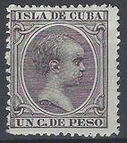 [King Alfonso XIII, Inscription "ISLA DE CUBA", प्रकार L]