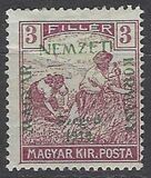 [Hungary Postage Stamps Overprinted, type D1]