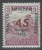 [Hungary Postage Stamp Overprinted & Surcharged, type F]